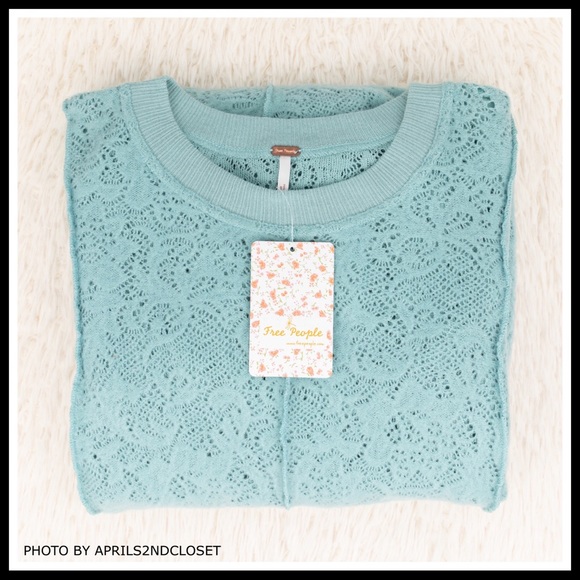 FREE PEOPLE BOHO FLOWY TUNIC SWEATER MINI A2C - Picture 6 of 16